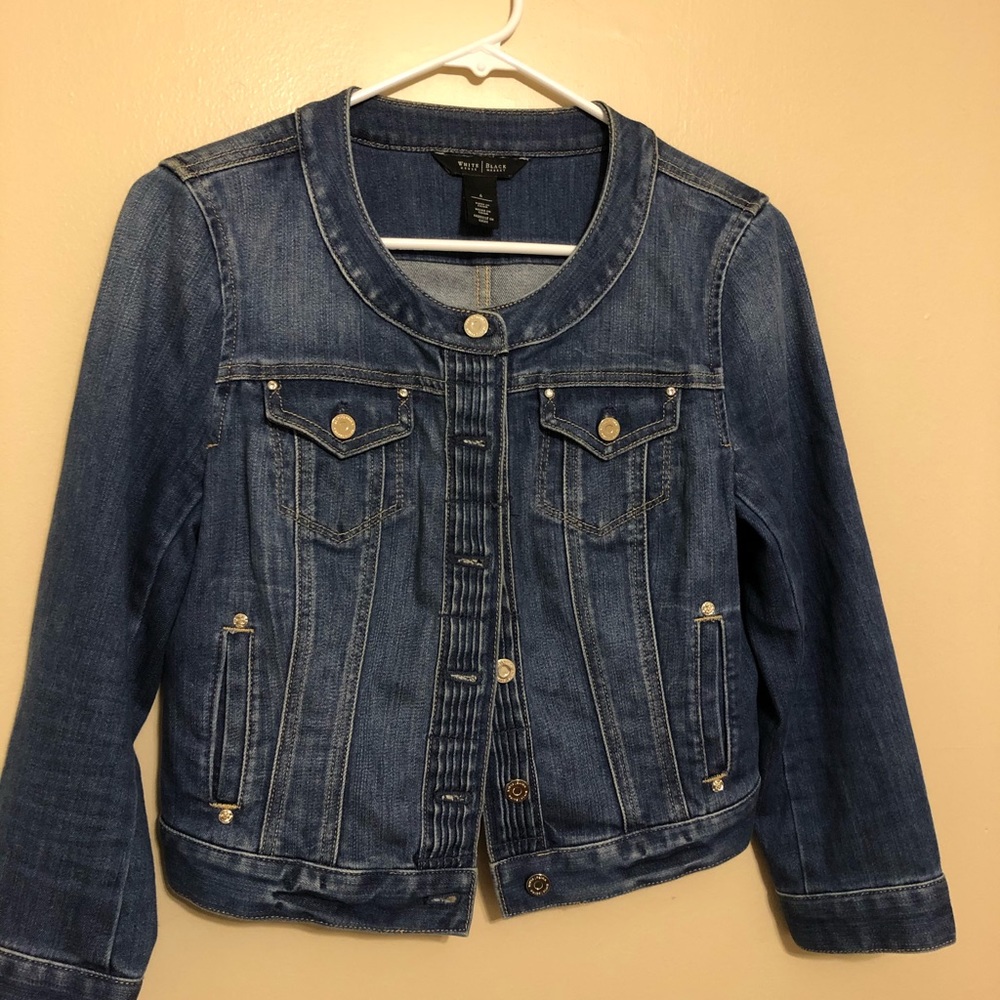 White House Black Market denim jacket